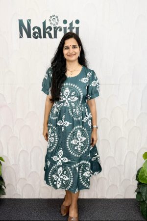 Crush georgette frock