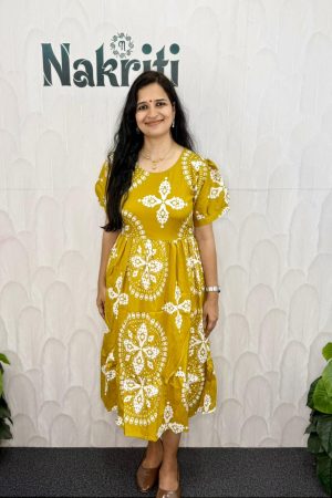 Crush georgette frock