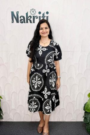 Crush georgette frock