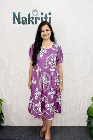 Crush georgette frock