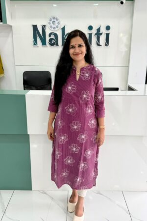 Casual cotton kurti with lining