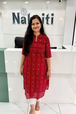 Silk cotton kurti with lining