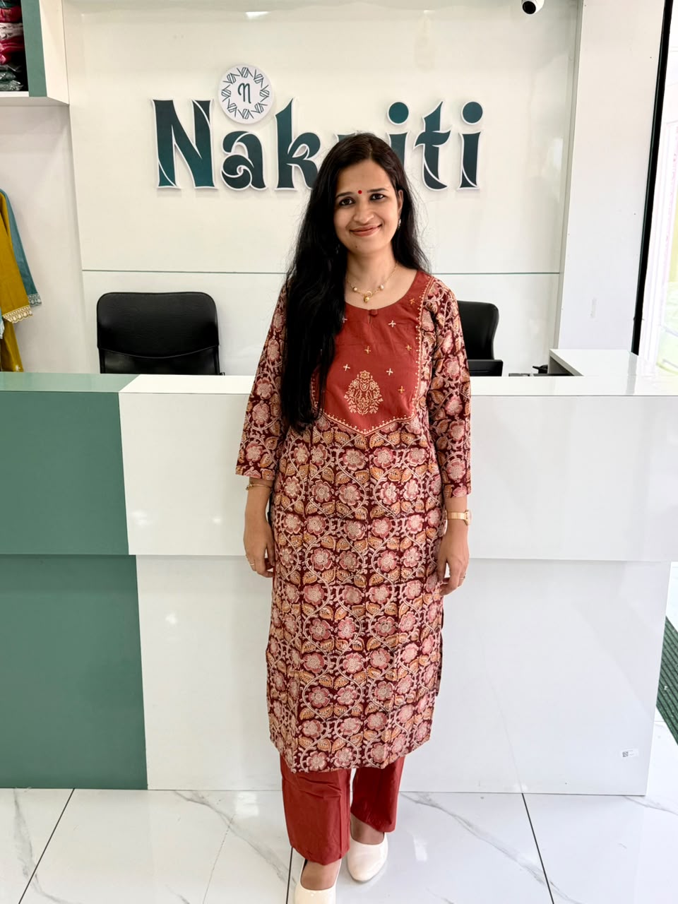 Kalamkari pure cotton coord set(2pc set)