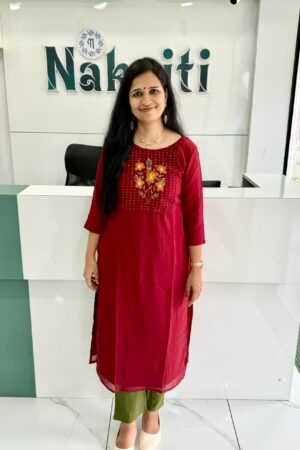 Georgette designer kurti