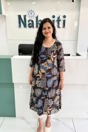 Muslin silk kurti