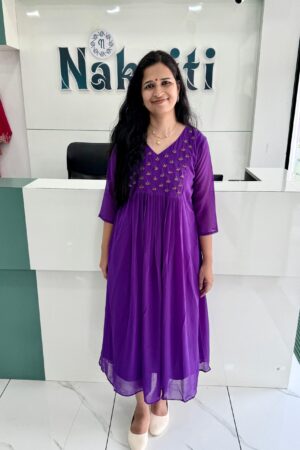 Georgette designer kurti