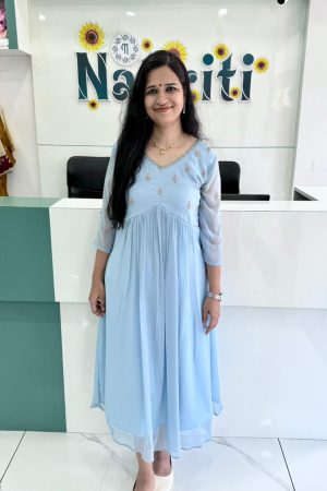 Georgette designer kurti
