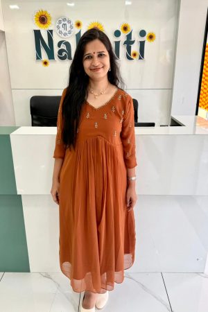 Georgette designer kurti