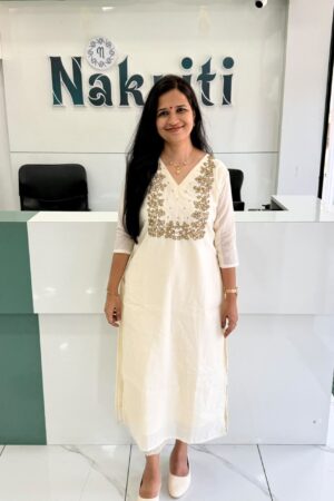 Soft silk designer kurti
