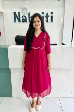 Georgette designer kurti