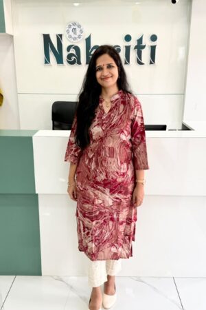 Muslin silk kurti with lining