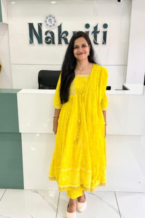 Anarkali cotton salwar set