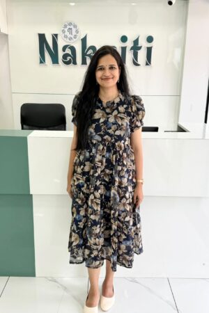Floral printed georgette frock