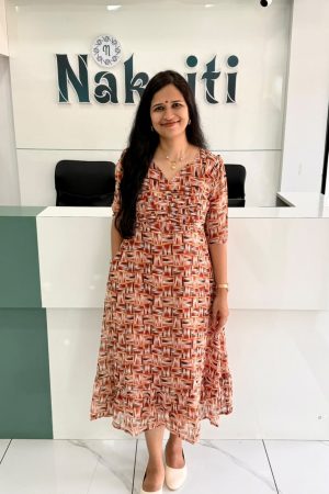 Printed georgette frock