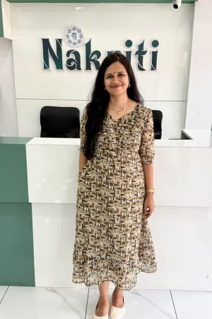 Printed georgette frock