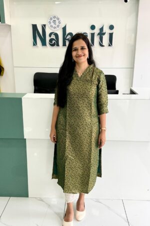 Brocade silk kurti with lining